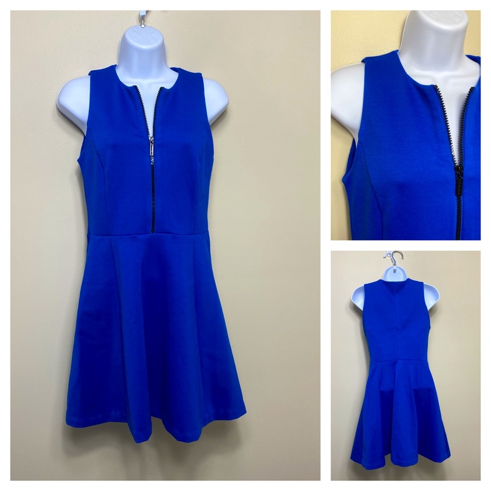 NWOT Michael Kors zipper mini skater dress